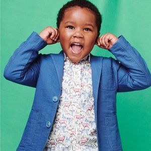 Tea Collection Blue Destination Blazer